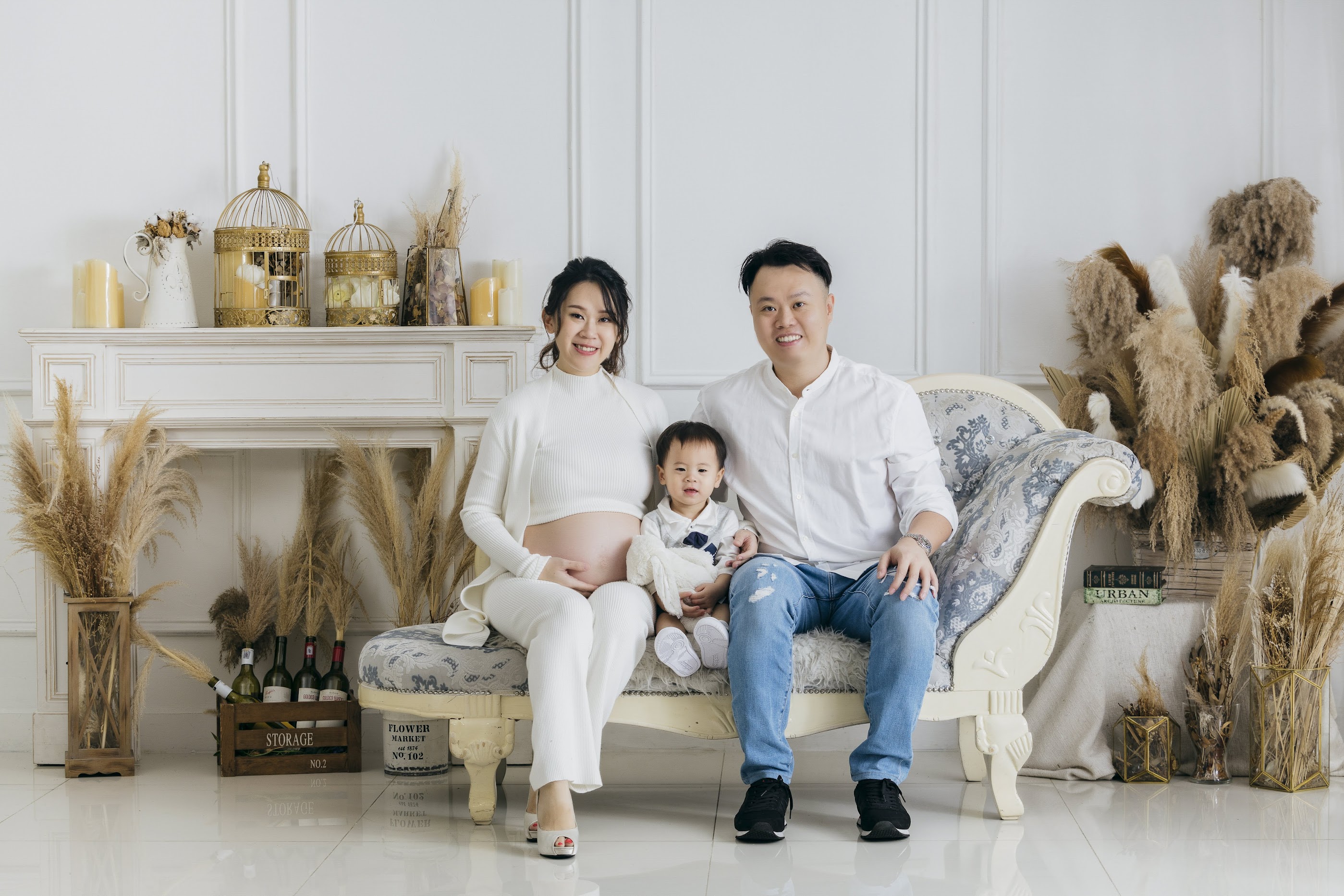 Baby with Baba and Mama