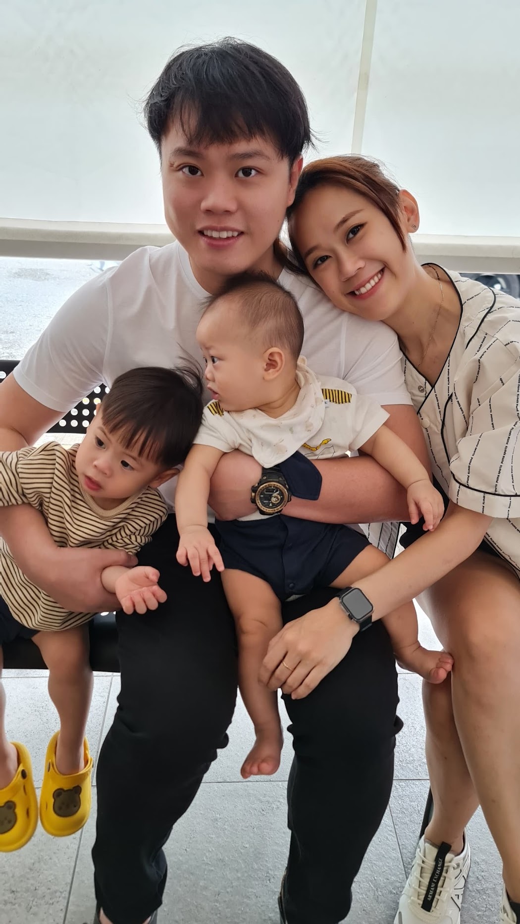 Xuan Xuan with Daddy and Mommy