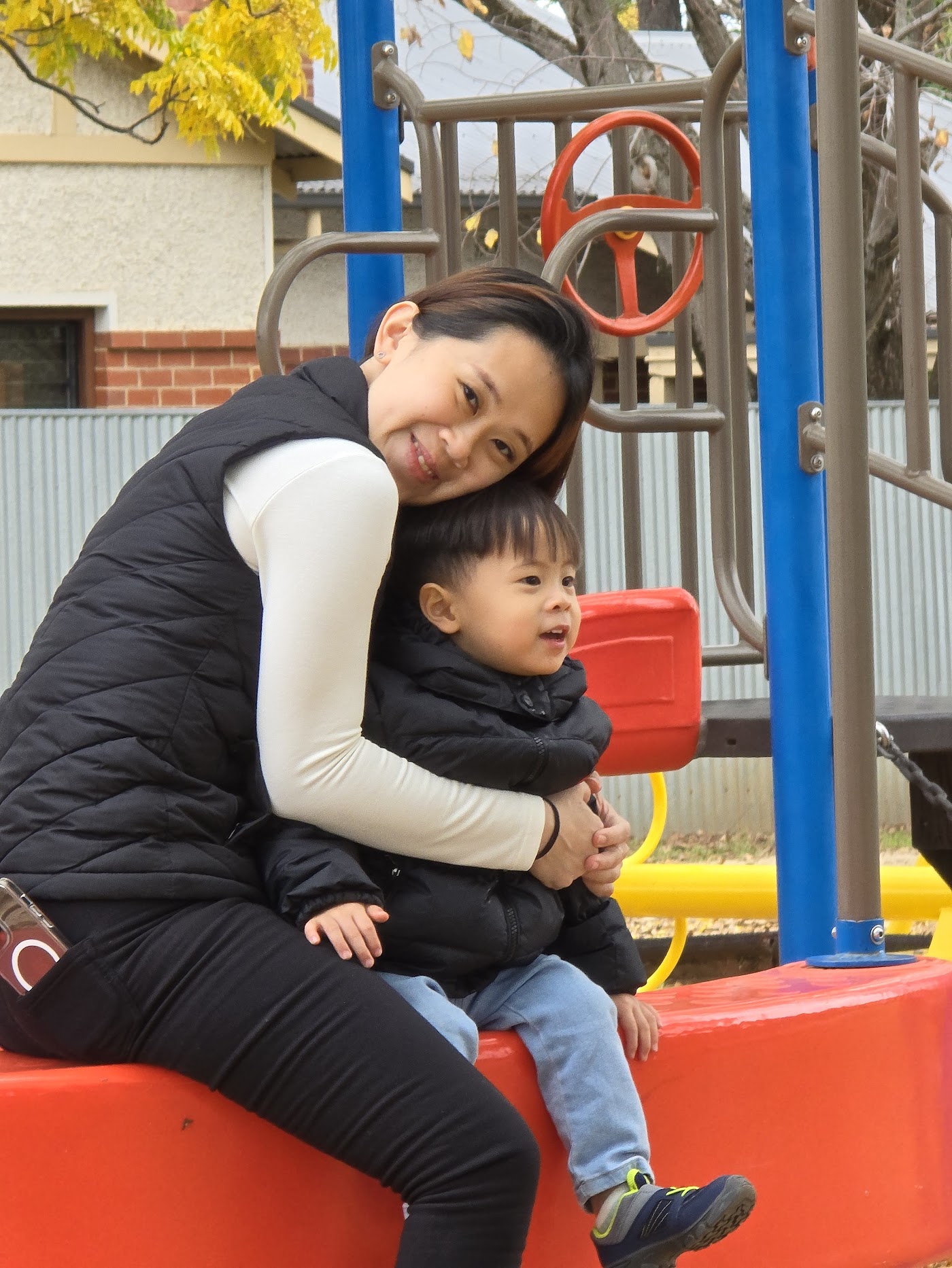 With Mama in Australia